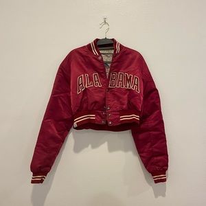 Cropped Bomber Jacket